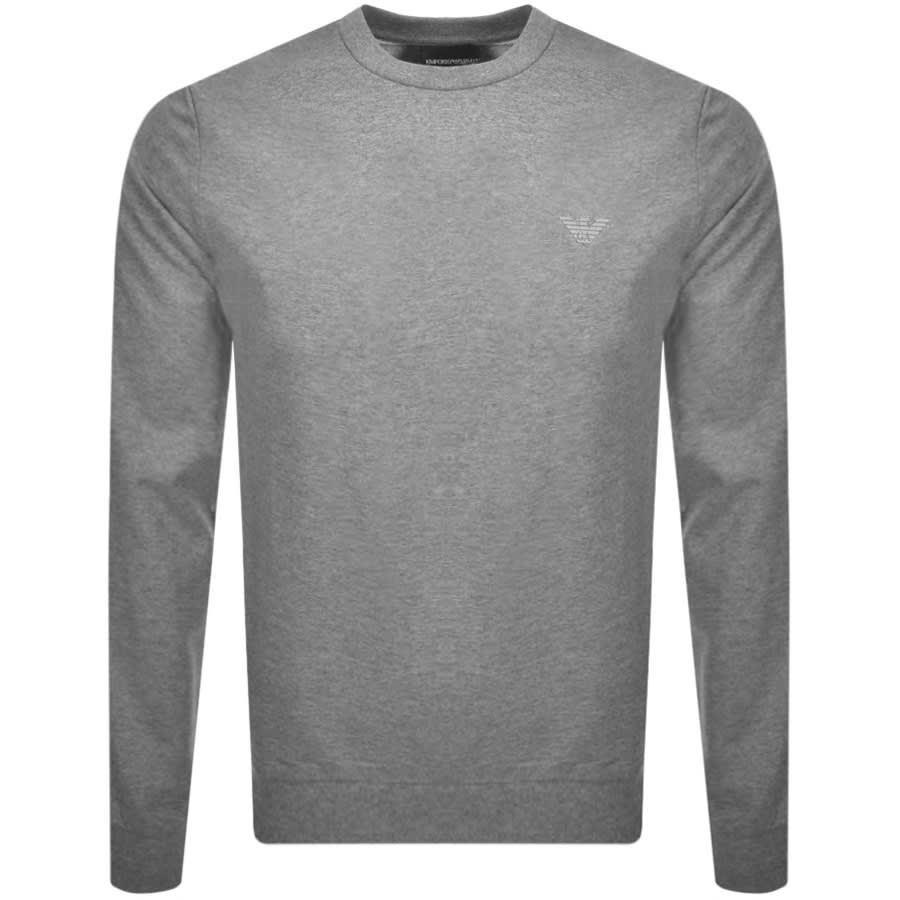 Alternative Image for ProductEmporio Armani Crew Neck Sweatshirt Grey1